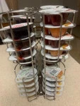 Rotating 64 Coffee Pod Holdertower Stand Rack Bartesian 40 Cocktail Capsule Fit Open. Price: $39.99.