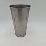 Vintage Harold Leonard Stainless Steel Malt Milkshake Mixer Cup 18-8 7" Used. Price: $9.95.