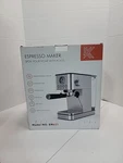 Koios Bar Espresso Machine 1200W W/powerful Steam System. New Open Box. Price: $79.97.