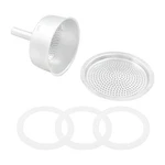 Waziaqoc 6 Cups Espresso Moka Replacement Funnel Kits, 1PACK Cup, Style 2 New. Price: $13.39.
