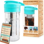Cold Brew Makers Kit - Deluxe Iced Coffee With Glass Pitcher & Stainless New. Price: $30.99.