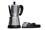 Aluminum Espresso Electric Coffee MAKER,6 Cups 480 W, Silver New. Price: $54.07.