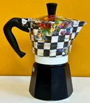 Mackenzie-childs 37596-4095 Courtly Flower Market Bialetti Moka Coffee Pot. New!. Price: $139.99.