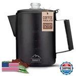 Toughty Yosemite Percolator Coffee Pot Classic Stovetop Maker For New. Price: $85.71.