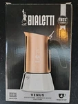 Bialetti - New Venus Induction, Stovetop Coffee MAKER18/10 Steel, 4 Cups (5.7 Oz. Price: $37.99.