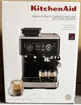 Kitchenaid Semi Automatic Espresso Machine With Burr Grinder - (black). Price: $389.88.