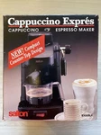 Salton Cappuccino Expres Espresso Maker Black- EX80BLK Open. Price: $44.99.