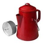 Grip Coffee Percolator (red) - Durable Glazed Enamel Steel Prepare 64, New. Price: $44.07.