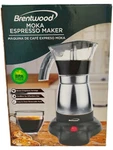 Brentwood Moka Pot Espresso Machine TS118S Electric 6CUPS Open Box Bpafr G1N. Price: $18.90.