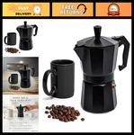 Mixpresso 3 Cup Moka Pot Stovetop Espresso Maker For Gas Electric New. Price: $26.99.