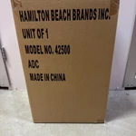 Hamilton Beach 42500 Convenient Craft Rapid Cold Brew And Hot Coffee Maker New. Price: $200.00.