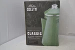 New Coletti Classic Camping Percolator Coffee Pot Campfire. Price: $44.95.