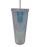 Starbucks Iridescent Studded Venti 24OZ Cold Cup Tumbler With Lid & Straw New. Price: $24.97.