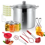 Brisunshine 21.5 Qt Stainless Steel Canning Pot Lid Rack Tools Set New. Price: $106.20.