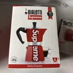 SS19 Supreme Bialetti Moka Express Coffee Pot Stovetop Espresso Rare New. Price: $225.00.