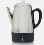 Moss & Stone Stainless Steel 10 Cup Electric Percolator Coffee Maker Keep New. Price: $59.99.