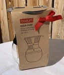 Bodum Glass Pour Over Coffee Maker With Reusable Filter 8 Cup 34OZ 1L New. Price: $25.00.