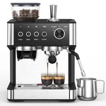 Electactic Espresso Machine 15 Bar With Built-in Anti-clog Coffee Grinder,black Open. Price: $237.04.
