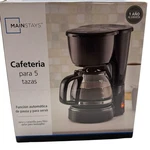 Mainstays 511400 Black 5-CUP Drip Coffee Maker, New Used. Price: $18.95.