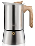 Sivaphe Stovetop Espresso Maker Stainless Steel 9 Cups, Induction-capable Moc... New. Price: $74.90.