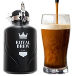 *new*royal Brew Nitro Cold Coffee Growler Dispenser Stainless Steel Black. Price: $75.00.