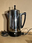 Regal Coffee Maker 4-12 Cups Percolator- Heats When Plugged In Used. Price: $20.00.