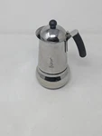 Bialetti Kitty 2 Cup Stovetop Coffee Espresso Maker Induction Stainless Steel Used. Price: $23.12.