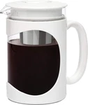 New Cold Brew Coffee Maker & Carafe Storage All In One 6 Cup White. Price: $18.97.