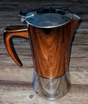 Bonvivo Intenca Stovetop Espresso Maker 300 Ml 10 Oz Makes 6 Cups Used. Price: $59.99.