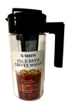 Takeya Patented Deluxe Cold Brew Coffee Maker With Black Lid Airtight Pitcher Open. Price: $21.86.