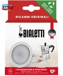 3 Gaskets (rubber Rings) Filter Plate Replacement For Moka 12 Cups New. Price: $20.40.