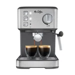 Mr. Coffee Compact Espresso Maker Machine Steam Wand 15-BAR Pump Silver Open. Price: $133.16.