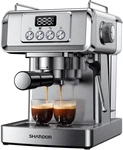 Shardor 20-BAR Espresso Machine For Home Barista, Coffee Maker With Tem Used. Price: $49.99.