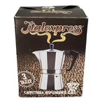 Vintage Italexpress Pezzetti 3-CUP Stovetop Moka Pot Coffee Espresso Maker Italy New. Price: $24.49.