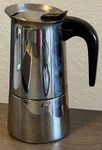 Vintage Gb Guido Bergna Cup Stovetop New Espresso Maker 18-10 Stainless Italy Used. Price: $89.99.