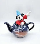 Disney Paul Cardew Sorcerer Mickey Mouse Tea Pot 9" Fantasia 2000 Used. Price: $59.95.