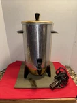 Vintage Mirro Party Perk 22-CUP Electric Coffee Percolator B-9292-75 Usa Works Used. Price: $22.00.