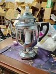 Farberware Electric Percolator Stainless Chrome Coffee Tea Urn Maker Used. Price: $79.47.