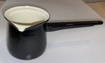 Vintage Home Enamelware Turkish Coffee Pot Claret Navy Blue Dexam Used. Price: $19.98.